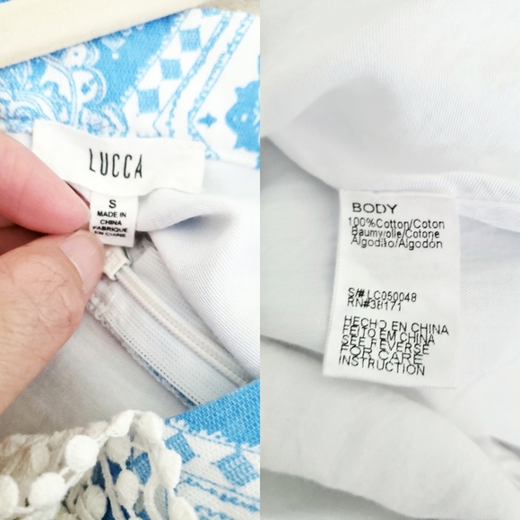 Lucca Couture Blue Mini Dress - Picture 8 of 8